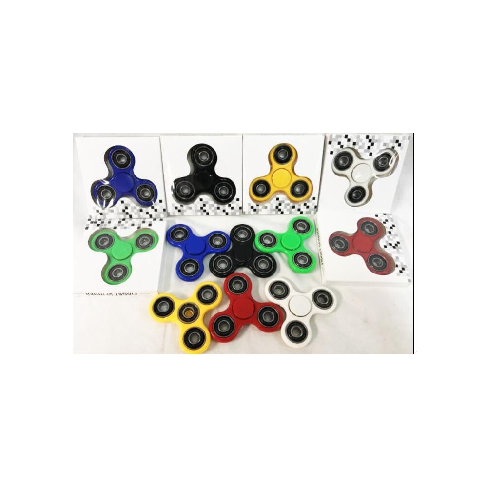 36 Pieces of Solid Color Fidget Spinners Assorted