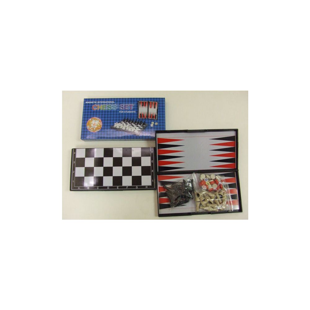48 Pieces of Magnetic 2 In 1 Chess Set