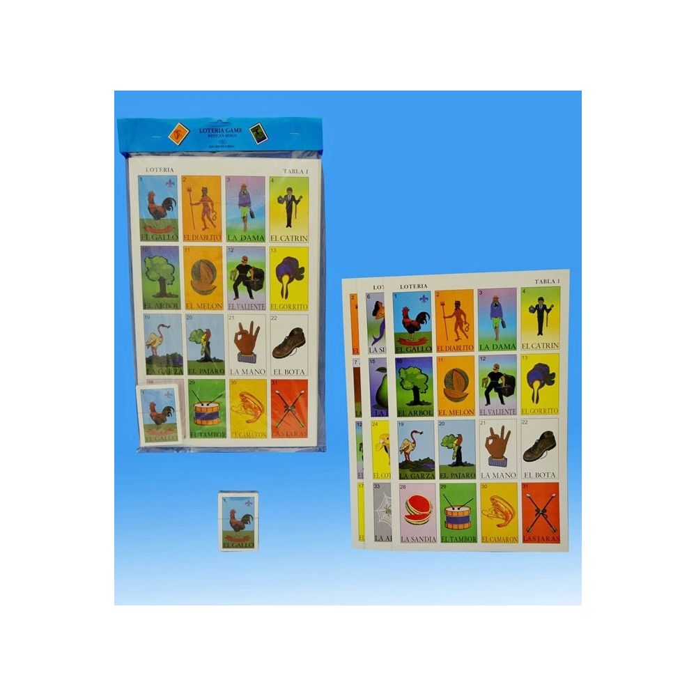 48 Wholesale Jumbo Loteria In Pvc Bag Header Card at