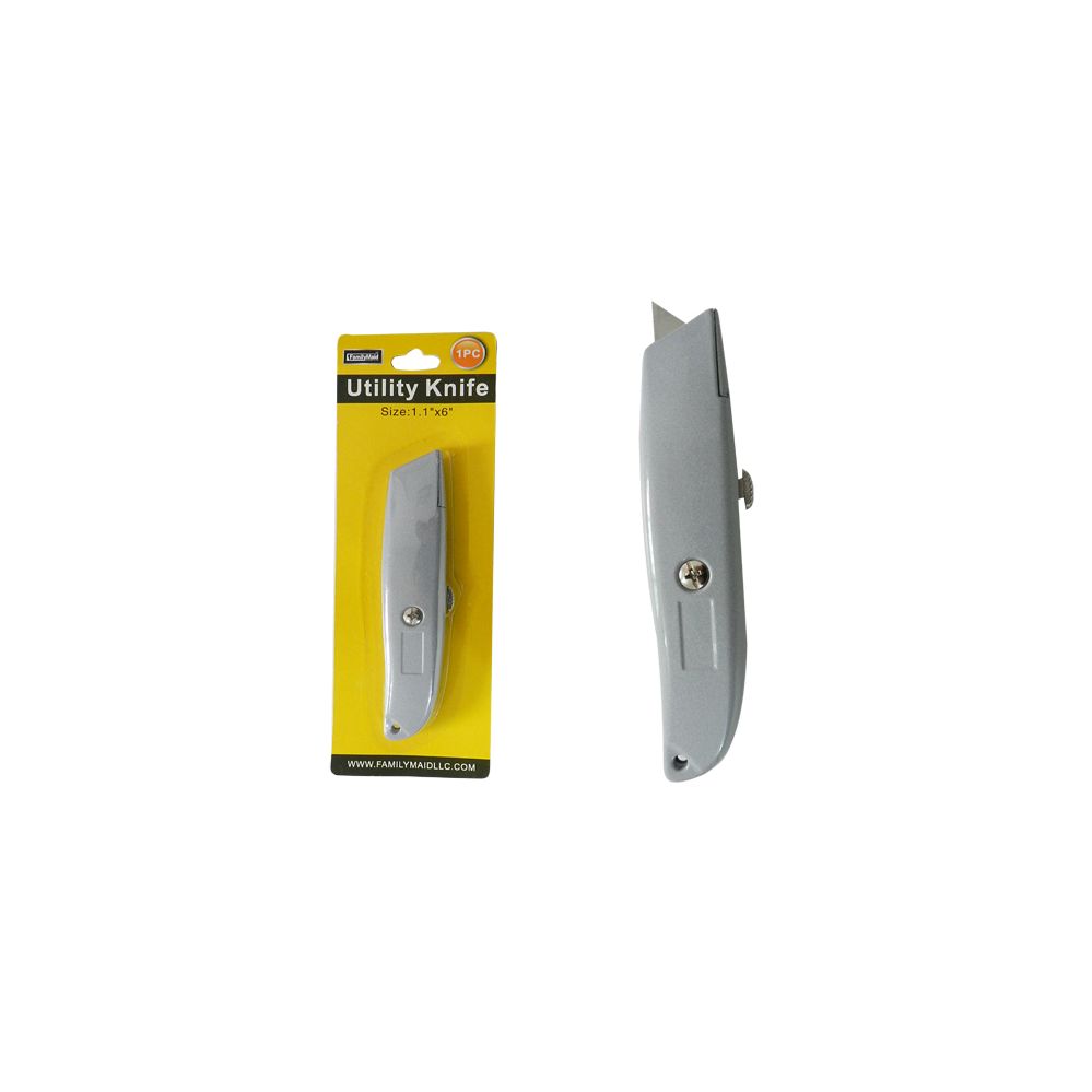 96 Pieces of Silver Retractable Utility Knife