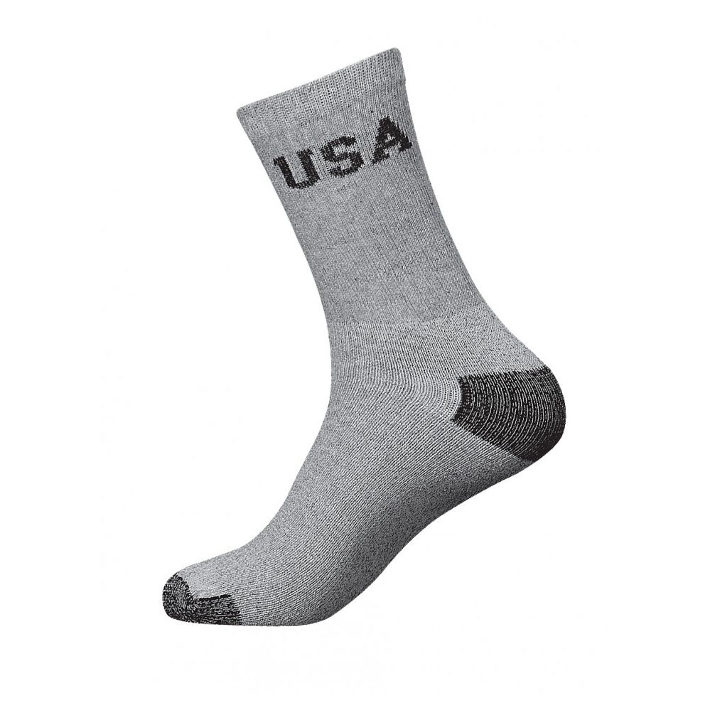 240 Pairs of Men's Usa Sports Crew Socks Size 10-13