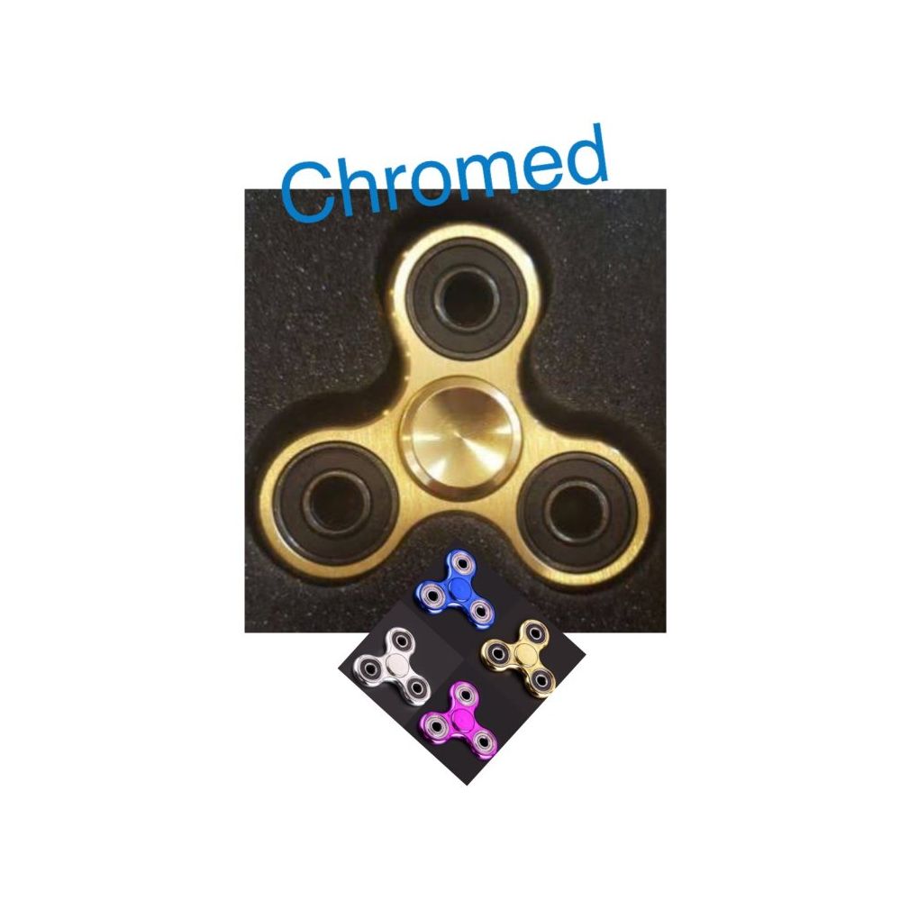 20 Pieces of Fidget SpinneR--Chromed
