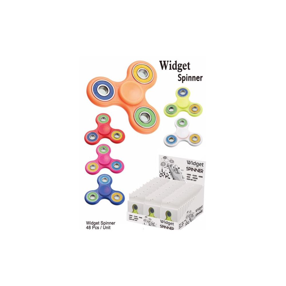 48 Wholesale Solid Color 48 Pcs Per Display Box Spinners