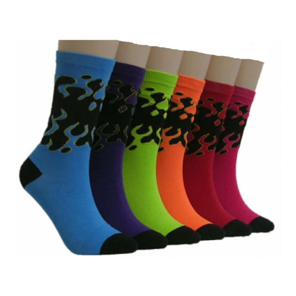 Women's Colorful Crew Socks at