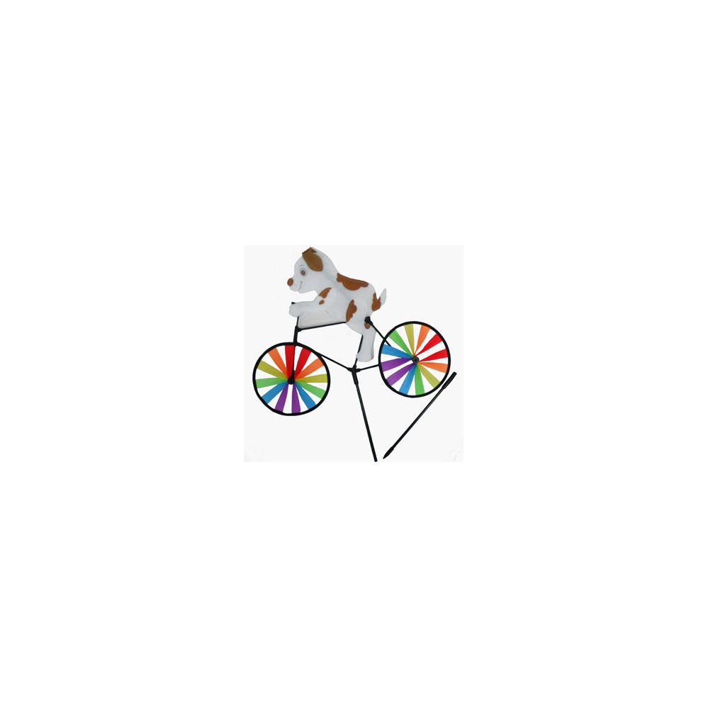 24 Pieces WindmilL-Dog On Bike - Wind Spinners