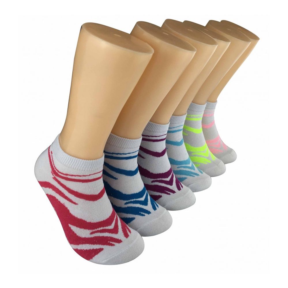 12 Pairs Yacht & Smith Women's Gripper Bottom Yoga Trampoline Low Cut Socks  - Womens Ankle Sock - at 