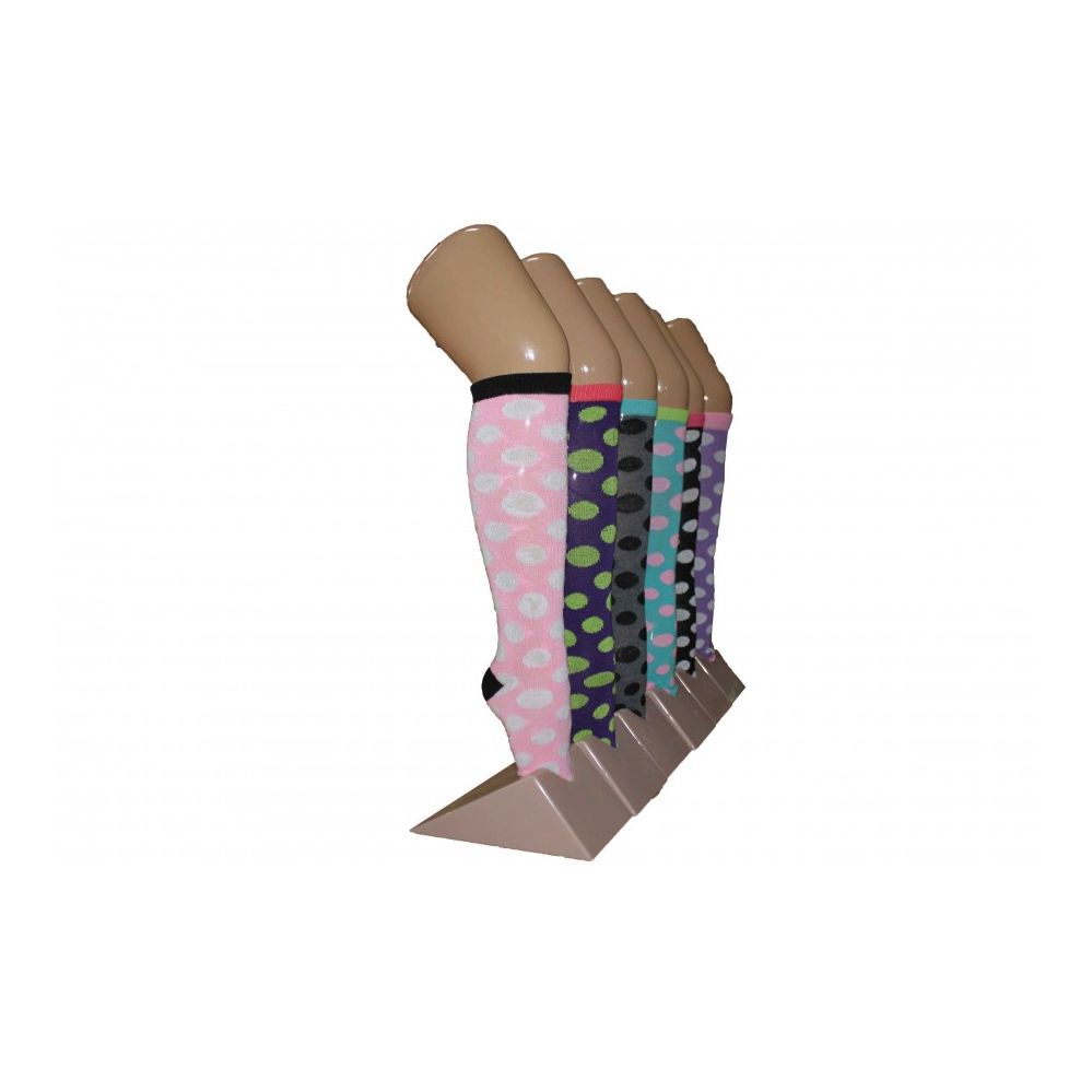 240 Pairs of Girls Polka Dot Knee High Socks