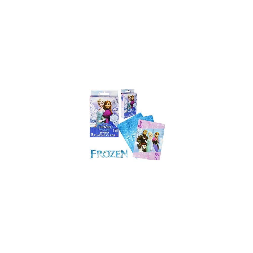 48 Wholesale Disney's Frozen Jumbo Playing Cards
