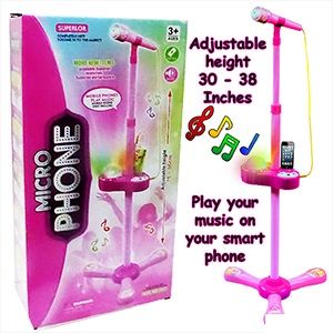 12 Pieces of Battery Operated Disco Microphones W/lights & Sound.