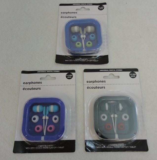36 Pieces Earbuds With Replacement Tips Headphones and Earbuds at