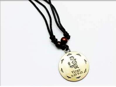 108 Pieces of Round Zodiac Cord Necklace