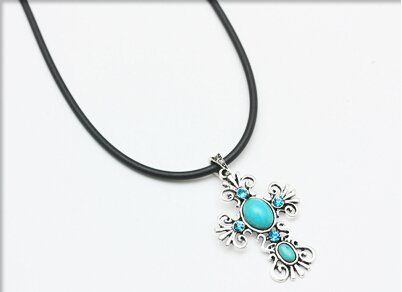 108 Pieces of Cross Casting Cord Necklace