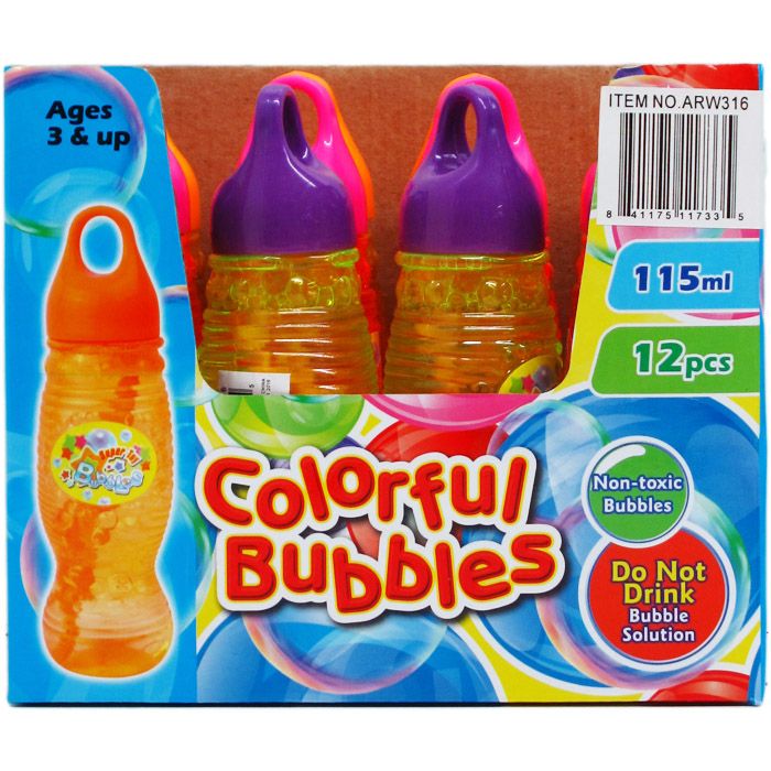 120 Wholesale 3.90 Oz Colorful Bubbles