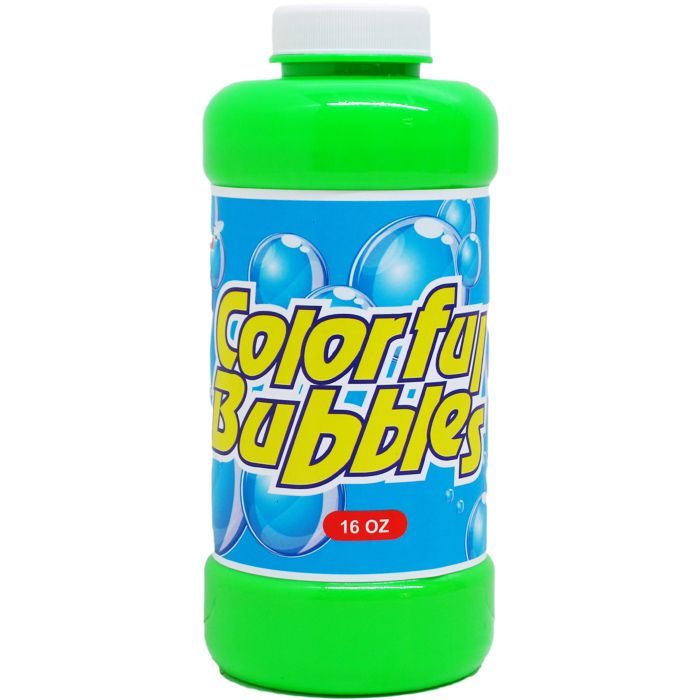 24 Pieces of 6.5" 16 Oz Bubble Solution In Plastic Container