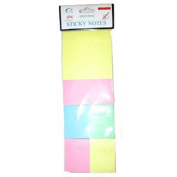 Pack of 4 - MINI Small 200 STICKY NOTEs - Blue + Green + Pink + Yellow -  1.5X2