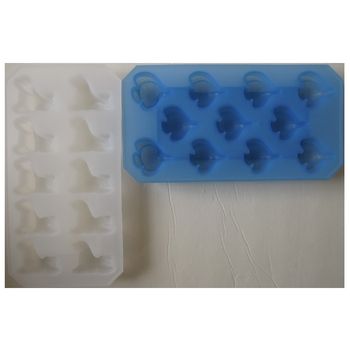 72 Wholesale Assorted Silicone Ice Cube Trays