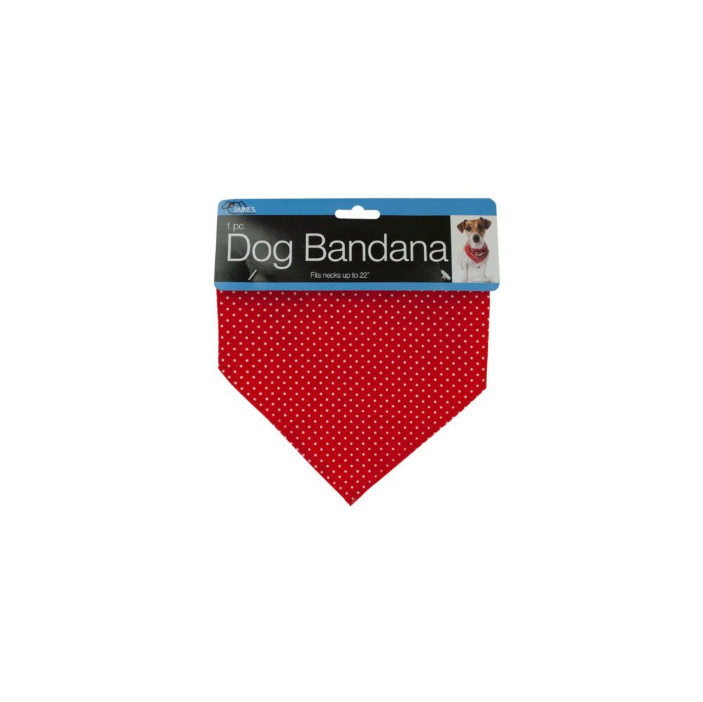 72 Wholesale Printed Dog Bandana With Snap Closure at