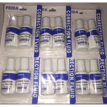 72 Pieces of 2 Pack Correction Fluid