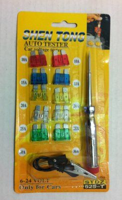 48 Pieces of 10pc Auto Fuse With Tester
