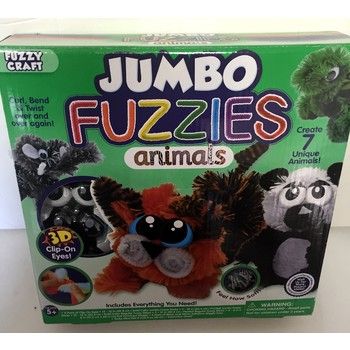 24 pieces of Jumbo Fuzzies Animals Bendable Toy