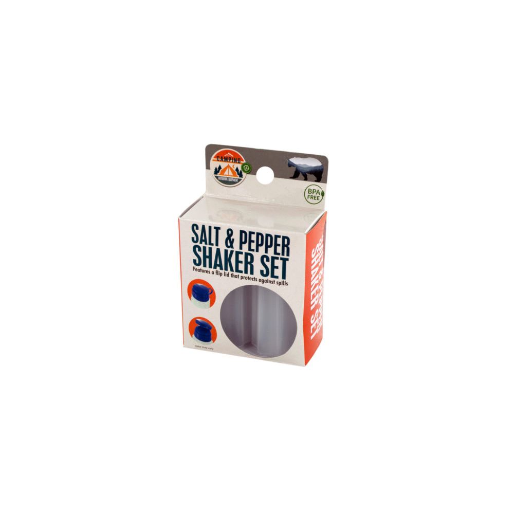 60 Pieces of Camping Salt & Pepper Shaker Set