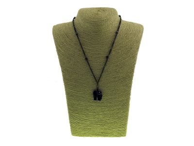 36 Pieces of Gun Metal Chain Linked Fashion Necklace With An Elephant Charm