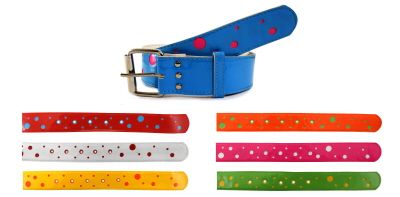 72 Pairs of Circle Cut Out Designed Fashion Belt