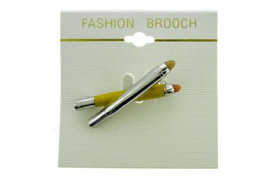36 Pieces of Brooch Pin With A Pen And Pencil Crossing Each Other