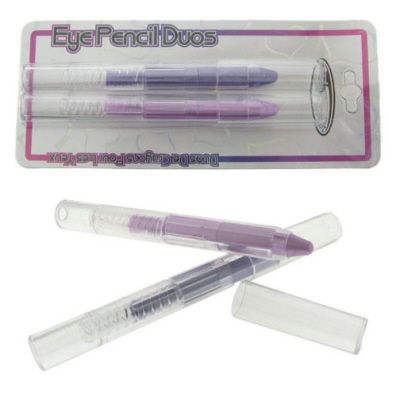 96 Pieces of 96 Eye Shadow RolLUp Pencil Duo