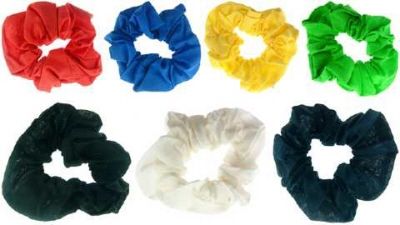 72 Pieces of Assorted Color Scrunchies