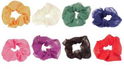 72 Pieces of Assorted Color Scrunchies