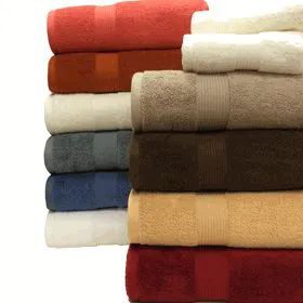 2 Wholesale Royal Tradition 100 Percent Eqyptian Cotton Plush 12 Piece Towel Set In Coral