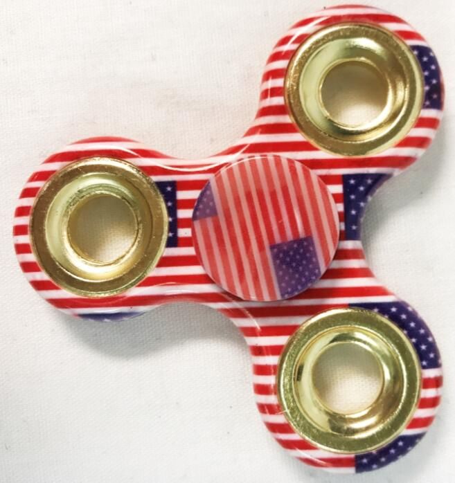 48 Wholesale Wholesale American Flag Fidget Spinner