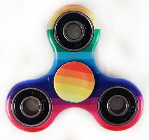 Rainbow Unicorn Fidget Spinners Toys 12 Pieces 