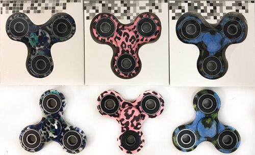 24 Wholesale Wholesale Camo Animal Print Assorted Fidget Spinners - at -  