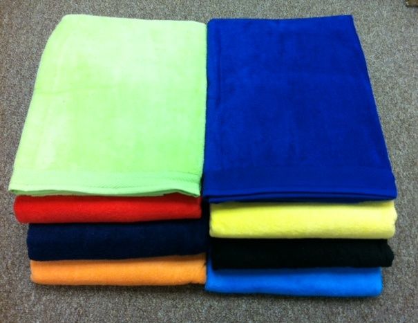 Wholesale Towels > 30x60 - Blue Cabana Stripe Full Terry Towels