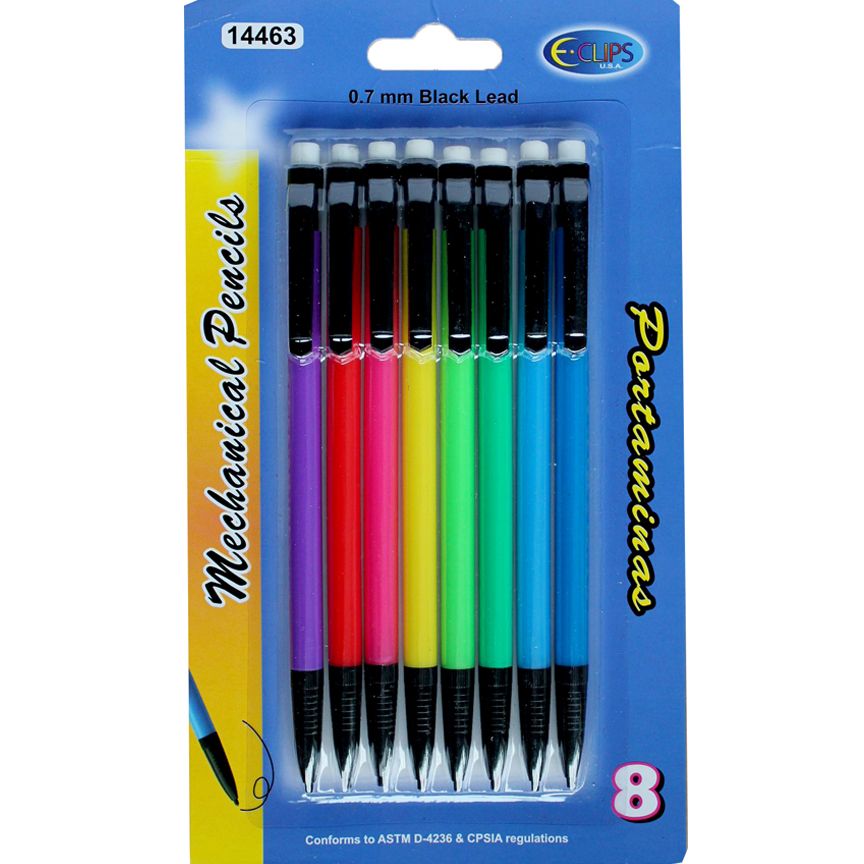 48 Pieces Mechanical Pencils, 8 Pk. - Mechanical Pencils & Lead
