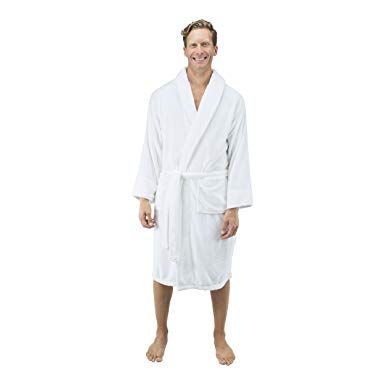 4 Pieces of Shawl Collar Bath Robes In Robe In White