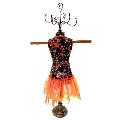 4 Pieces of Brown Ornate Jewelry Display Doll