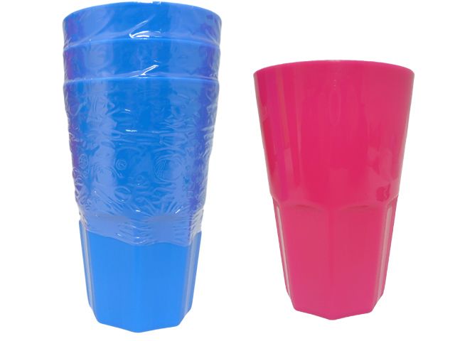 96 Wholesale 3 Pc Plastic Tumbler Cups