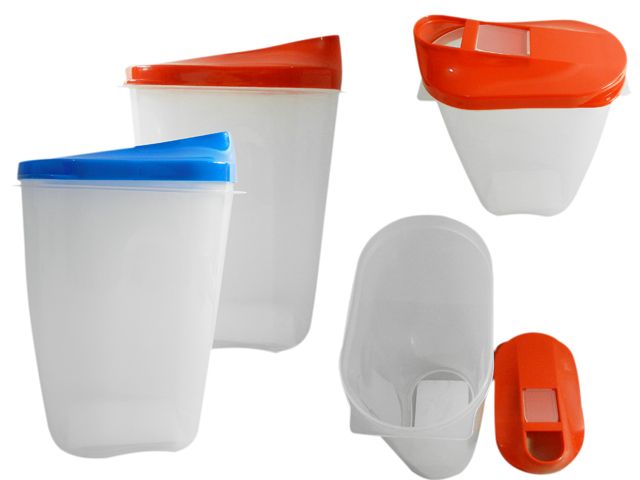 48 Pieces of Cereal Storage Container With Flip Top Lid