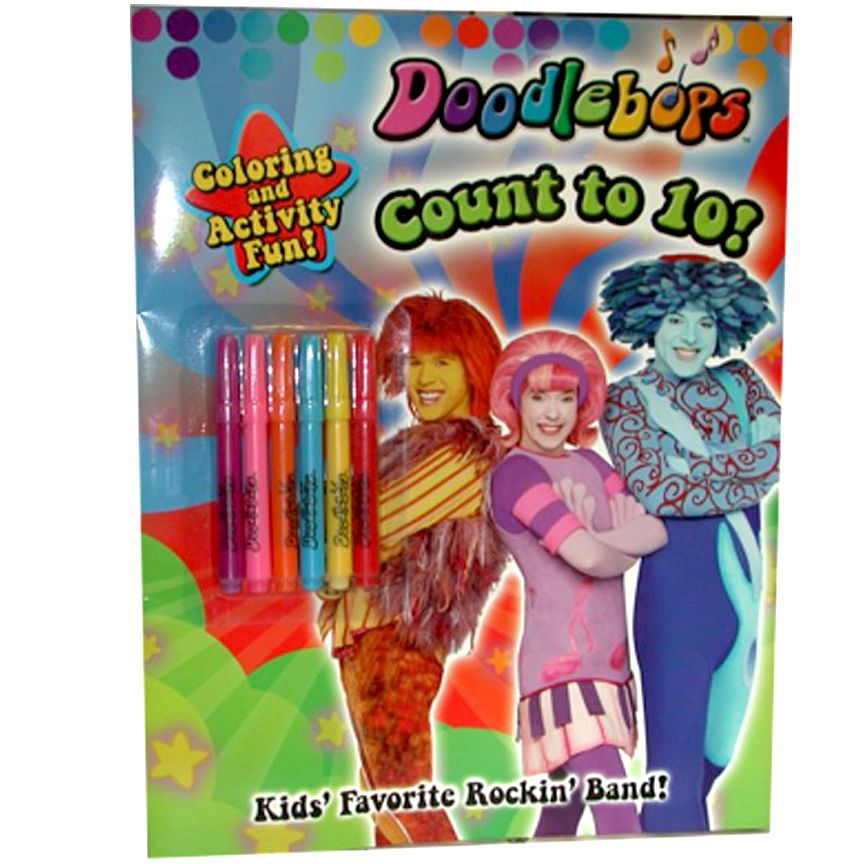 36 Wholesale "doodlebops" - Count To 10 - Coloring Book