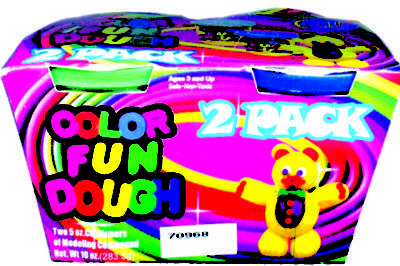 24 Pieces of 2 Pack Color Fun Dough