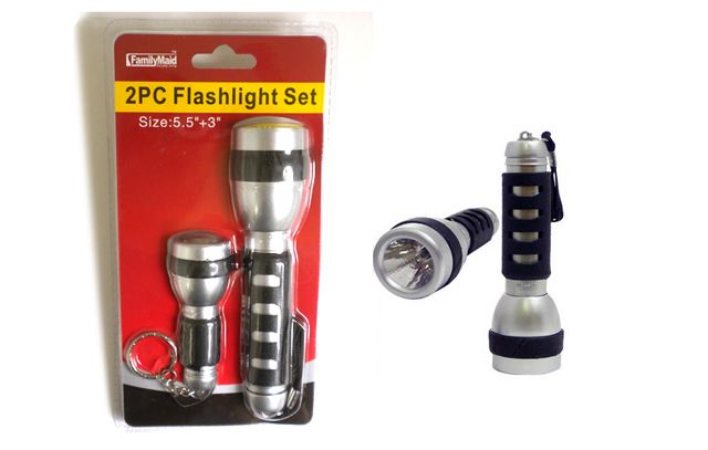 72 Pieces 2pc Flashlight Set 5.5"l, 3"l - Flash Lights