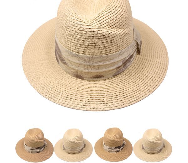 24 Wholesale Elegant High Quality Woman Fedora Hat