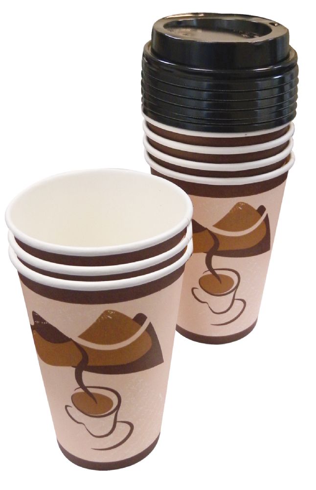 48 Wholesale Dispozeit Hot Paper Cup 8 Oz 8