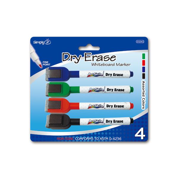 96 Pieces of 4 Piece Dry Erase Color Marker