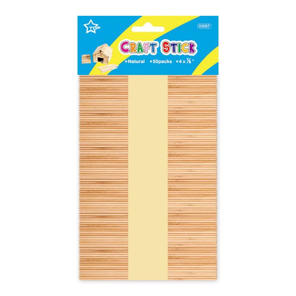 96 Pieces of Wooden Craft Stick