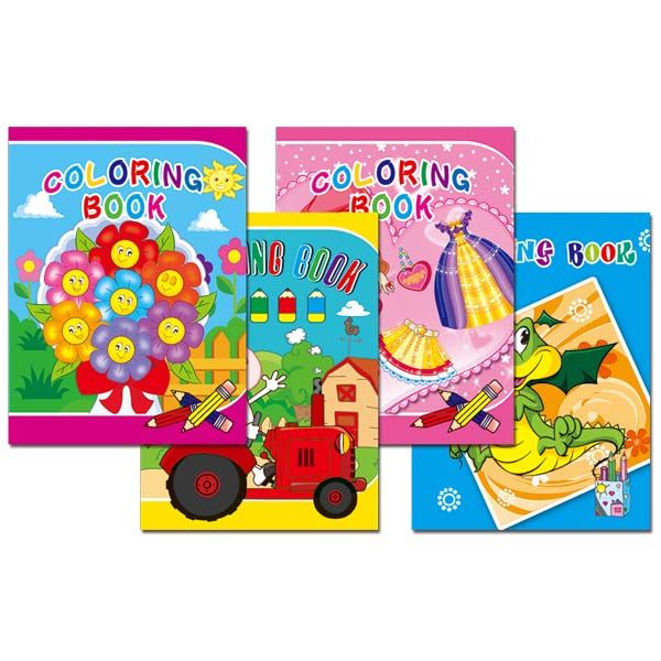 48 Wholesale Coloring Book Assorted
