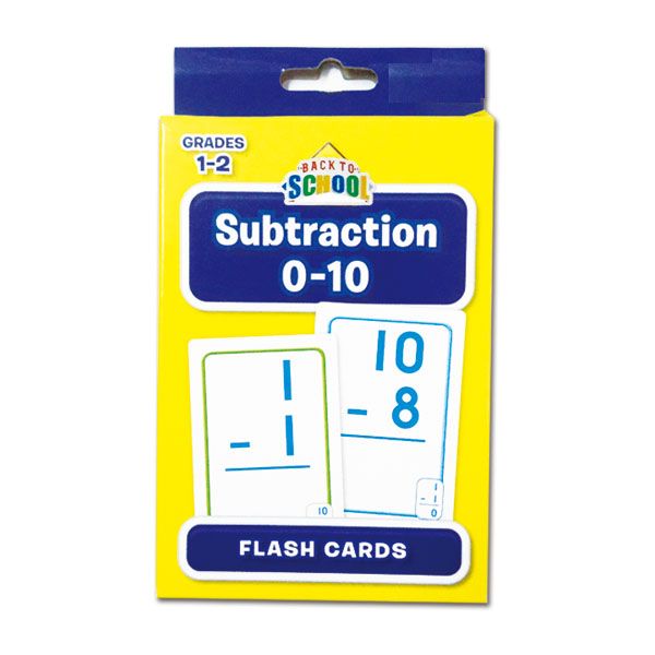 96 Pieces of Flash Cards/subtraction